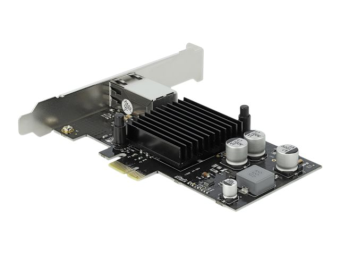 Delock Netzwerkadapter - PCIe 2.1 Low-Profile - Gigabit Ethernet (PoE+)