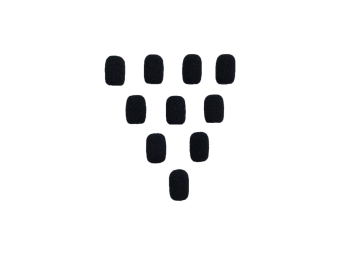 Jabra BlueParrott - Windschutz für Headset (Packung mit 10)