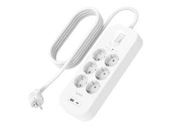Belkin Connect - Überspannungsschutz - mit USB-C