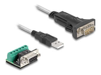 Delock USB  Serienkabel-Set - USB (M) zu DB-9 (M)