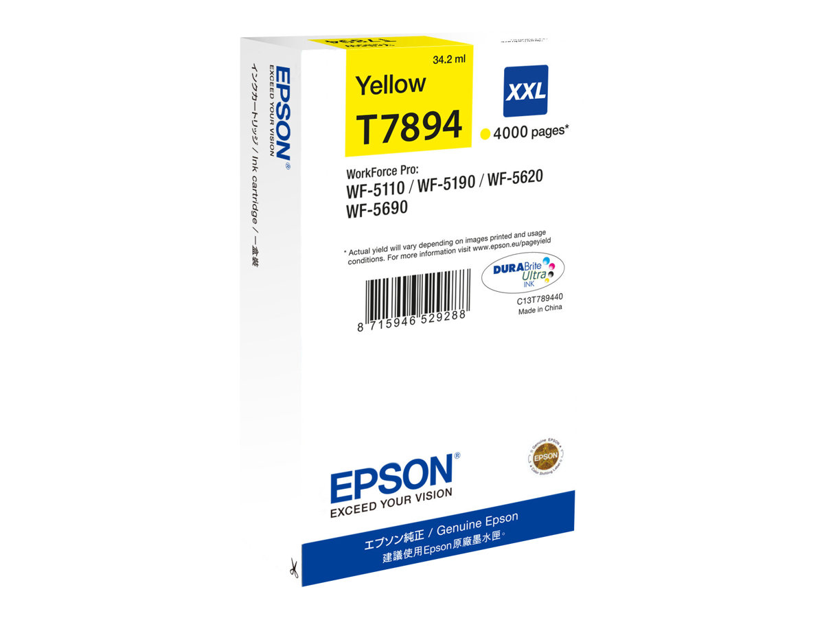 Epson T7894 - 34.2 ml - Größe XXL - Gelb - original