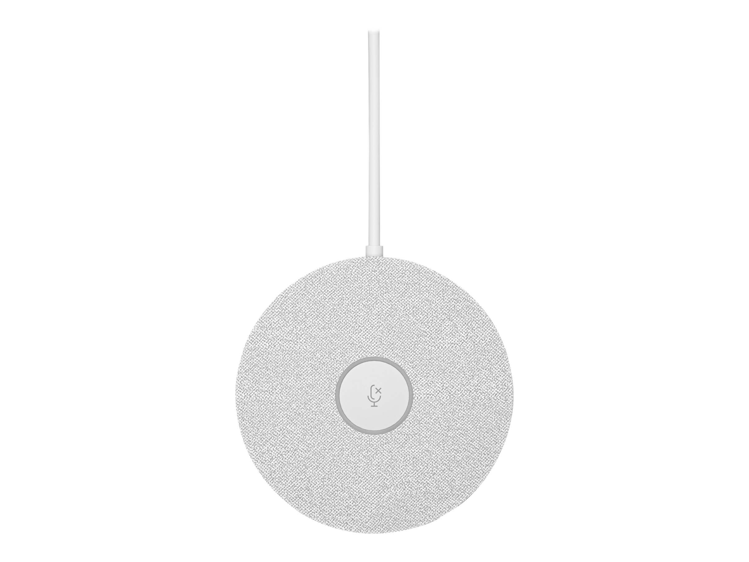 Logitech Rally Mic Pod - Mikrofon - weiß - Skype-zertifiziert, Zoom Certified, Cisco Webex Certified