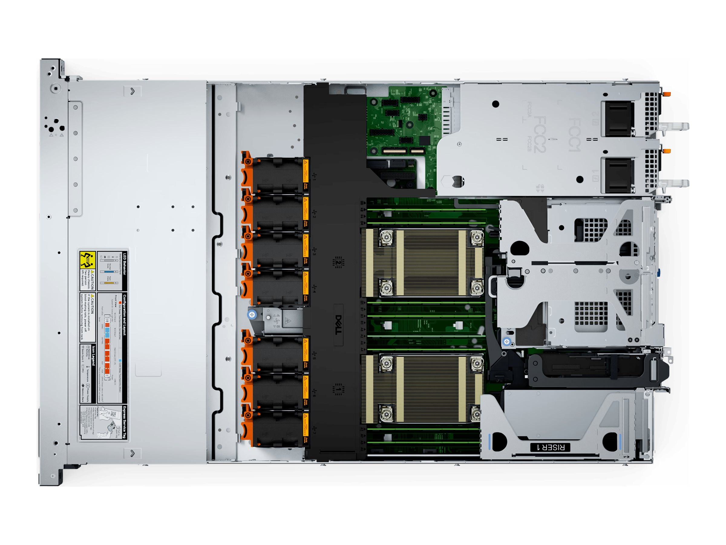 Dell PowerEdge R660xs - Server - Rack-Montage - 1U - zweiweg - 1 x Xeon Gold 5416S  2 GHz - RAM 32 GB - SAS - Hot-Swap 6.4 cm (2.5")