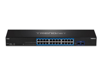 TRENDnet TEG 30262 - Switch - 24 x 101001000 + 2 x 10 Gigabit SFP+