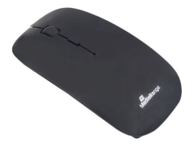 MEDIARANGE MROS215 - Maus - optisch - 3 Tasten - kabellos - 2.4 GHz - kabelloser Empfänger (USB)