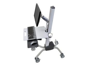 Ergotron Neo-Flex - Wagen - Constant Force-Höhenverstellung - für LCD-Display  PC-Ausrüstung - Aluminium, hochwertiger Kunststoff, verzinker Stahl - Zweistufiges Grau - Bildschirmgröße bis zu 68,6 cm (bis zu 27 Zoll)
