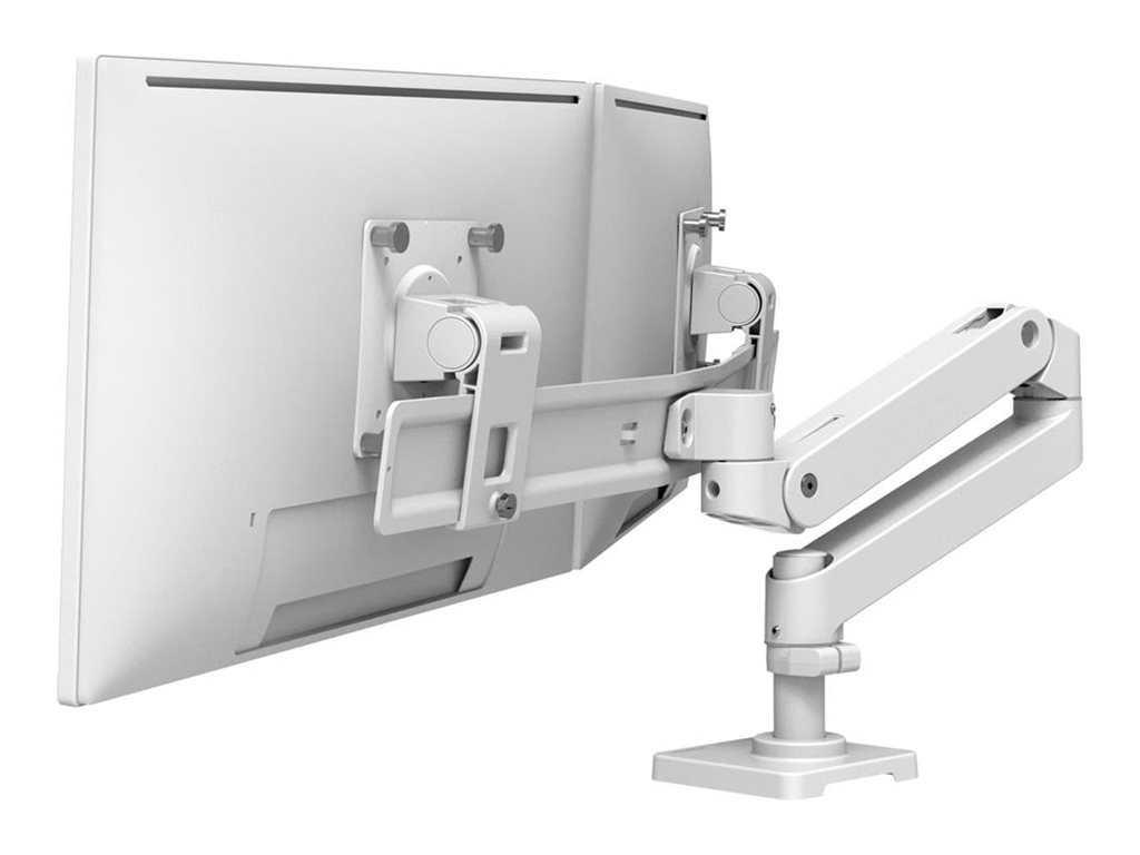 Ergotron LX Pro - Befestigungskit (Dual Direct Arm) - für 2 LCD-Displays - Aluminium - weiß - Bildschirmgröße bis zu 68,6 cm (bis zu 27 Zoll)
