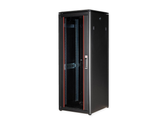 ROLINE Pro - Schrank Netzwerkschrank - RAL 9005 Jet Black - 32U - 48.3 cm (19)