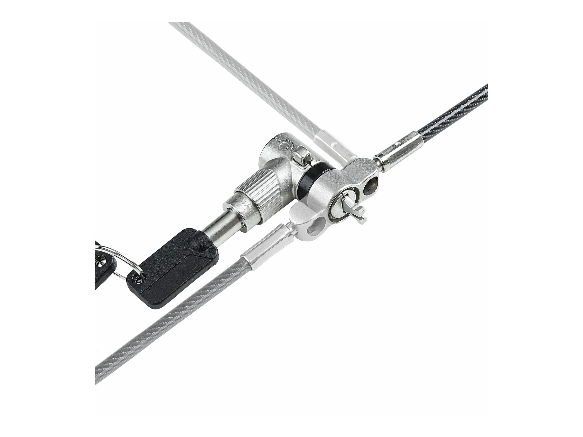 StarTech.com 3-in-1 Laptop Lock Compatible wNoble WedgeNanoK-Slot