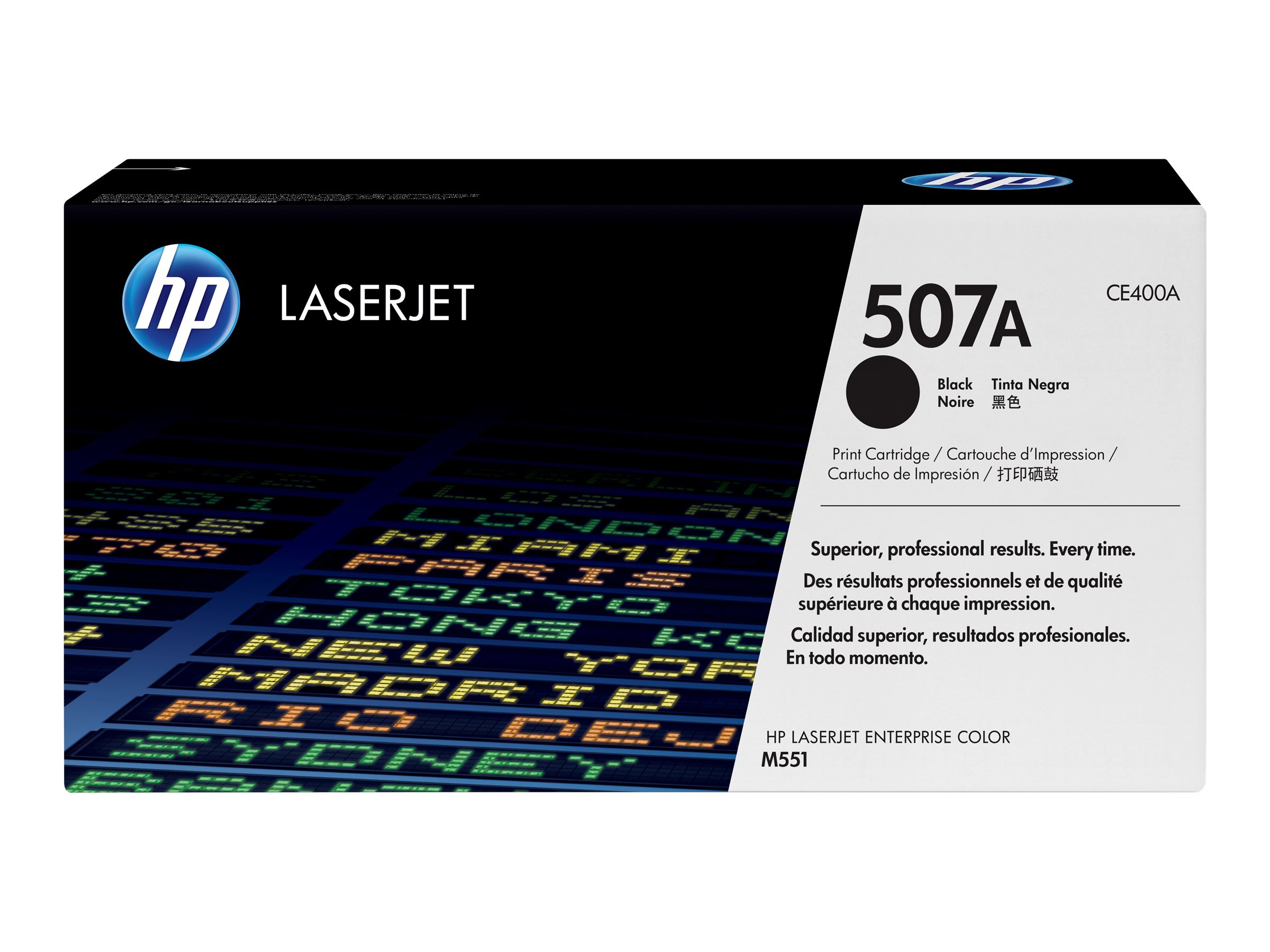HP 507A - Schwarz - original - LaserJet - Tonerpatrone (CE400A)