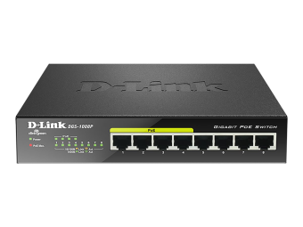 D-Link DGS 1008P - Switch - unmanaged - 4 x 101001000 (PoE)