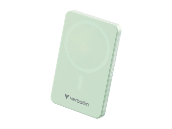 Verbatim Charge n Go Essentials - Induktive Power Bank - magnetisch - 5000 mAh - 20 Watt - 3 A - PD 3.0 QC 3.0 Apple 2.4A USB BC 1.2 Apple Fast Charge (24 pin USB-C)