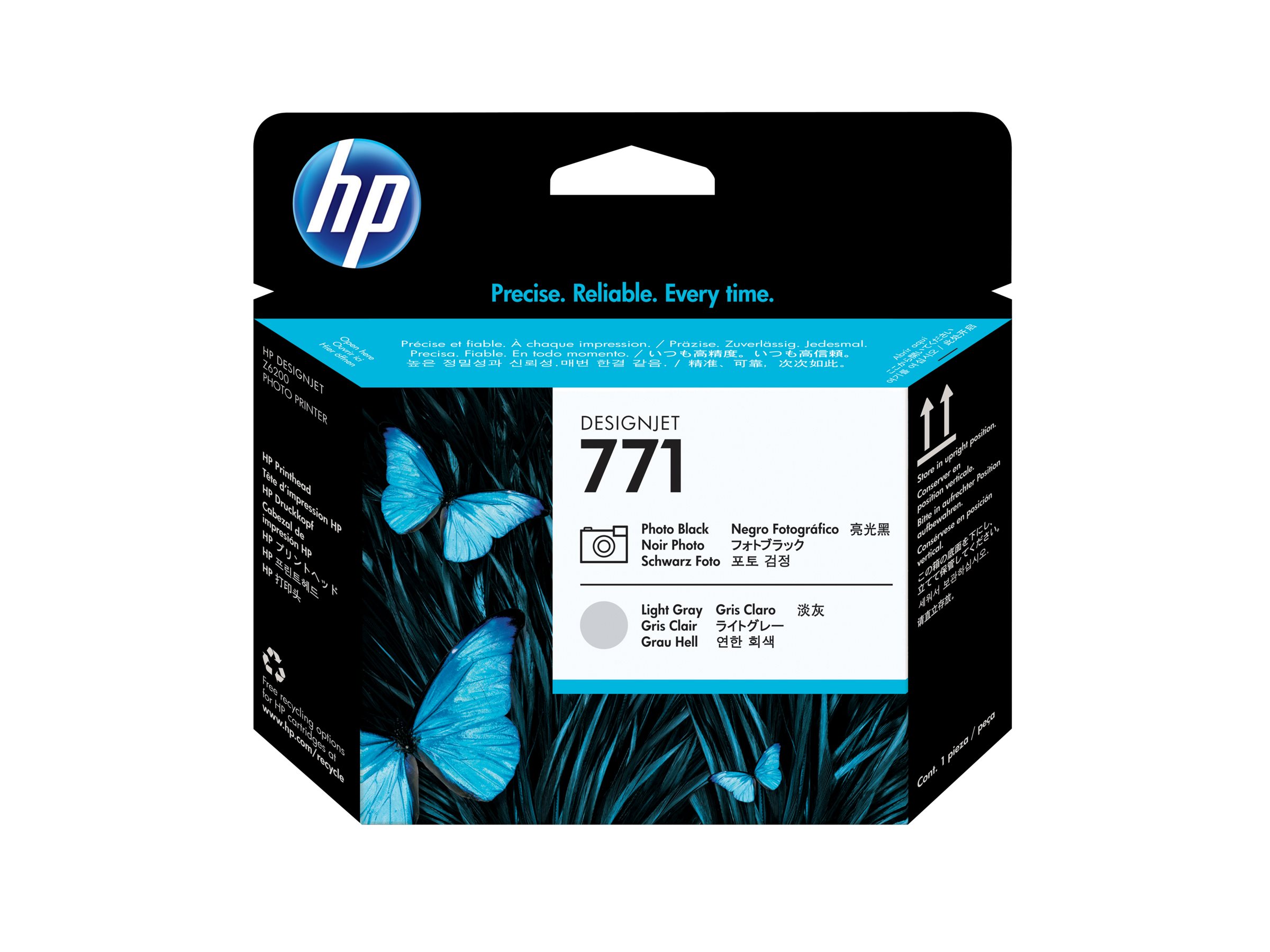 HP 771 - Hellgrau, Photo schwarz - Druckkopf