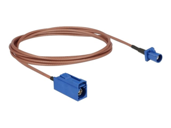 Delock Antennenverlängerungskabel - FAKRA C-Anschluss männlich zu FAKRA C-Anschluss weiblich