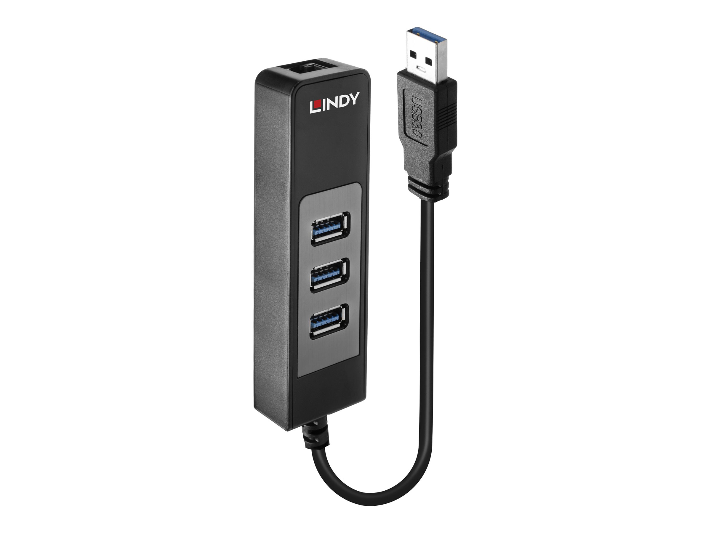 Lindy USB 3.1 Hub & Gigabit Ethernet Adapter