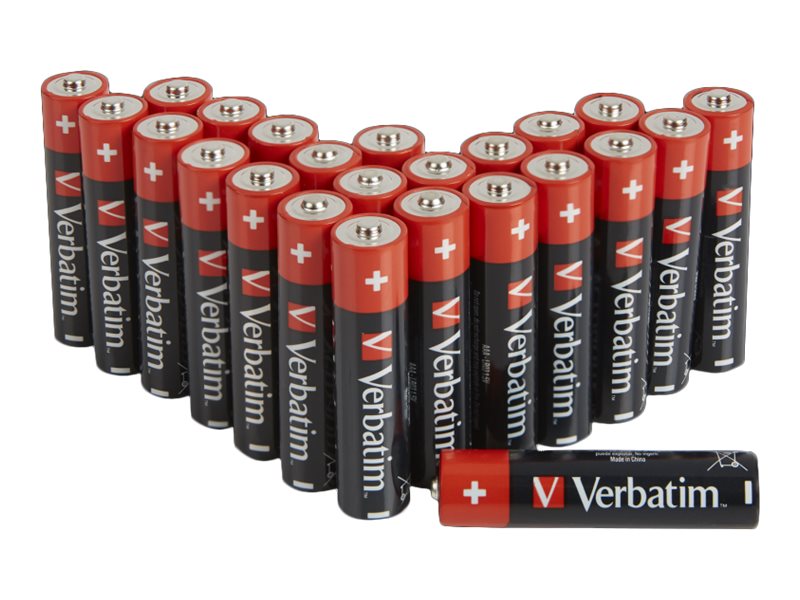 Verbatim Batterie 24 x AAA  LR03 - Alkalisch