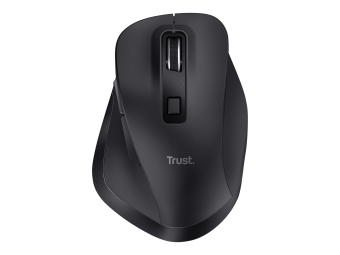 Trust Fyda - Maus - ergonomisch - 6 Tasten - kabellos - 2.4 GHz, Bluetooth 5.2 - kabelloser Empfänger (USB)