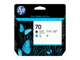 HP 70 - Cyan, mattschwarz - Druckkopf - für DesignJet HD Pro MFP