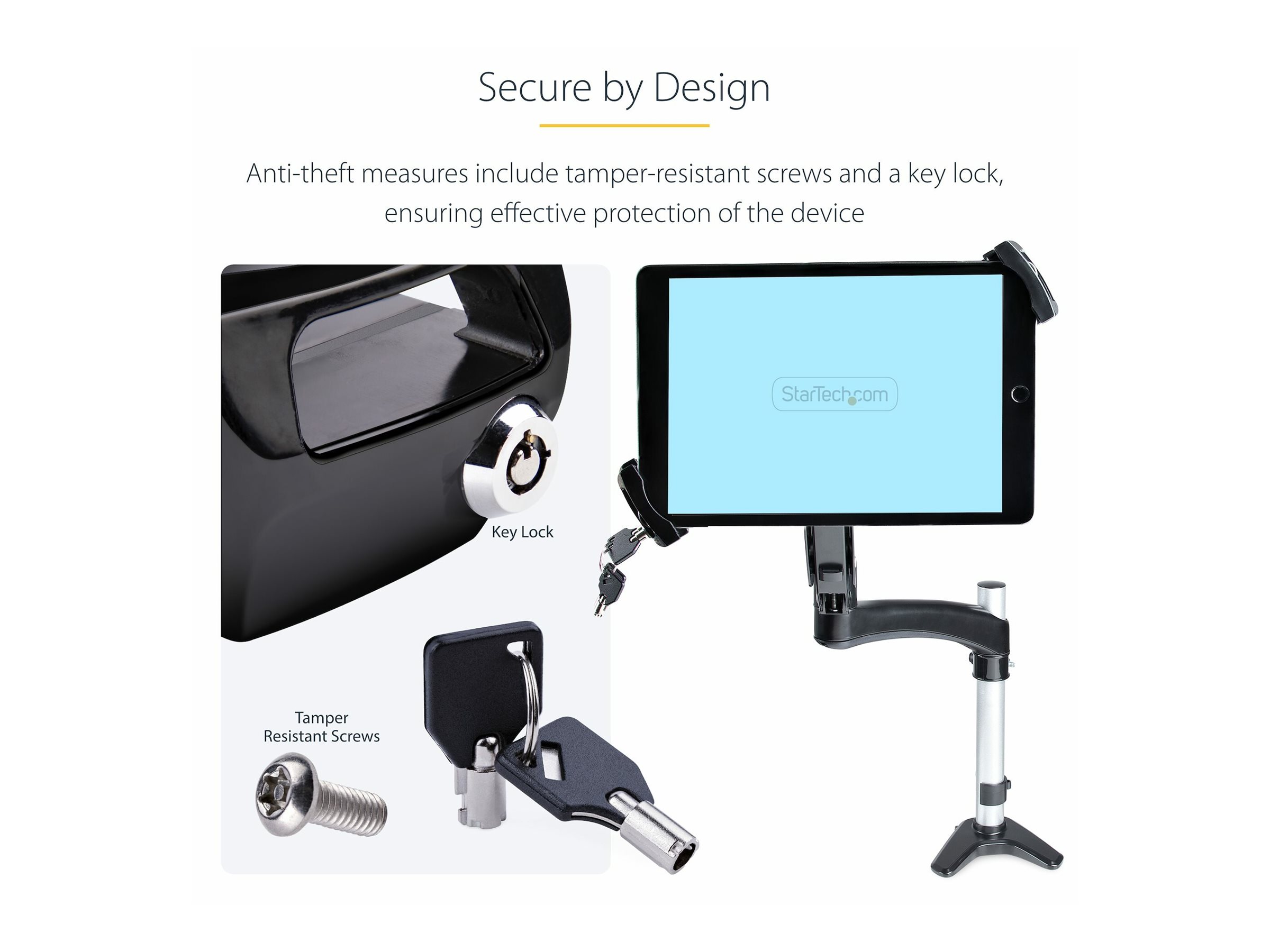 StarTech.com VESA Mount Adapter for Tablets 7.9 to 12.5in - Up to 2kg (4.4lb)