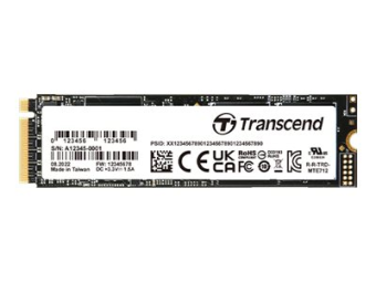 Transcend MTE712A - SSD - verschlüsselt - 512 GB - intern - M.2 2280 (doppelseitig)