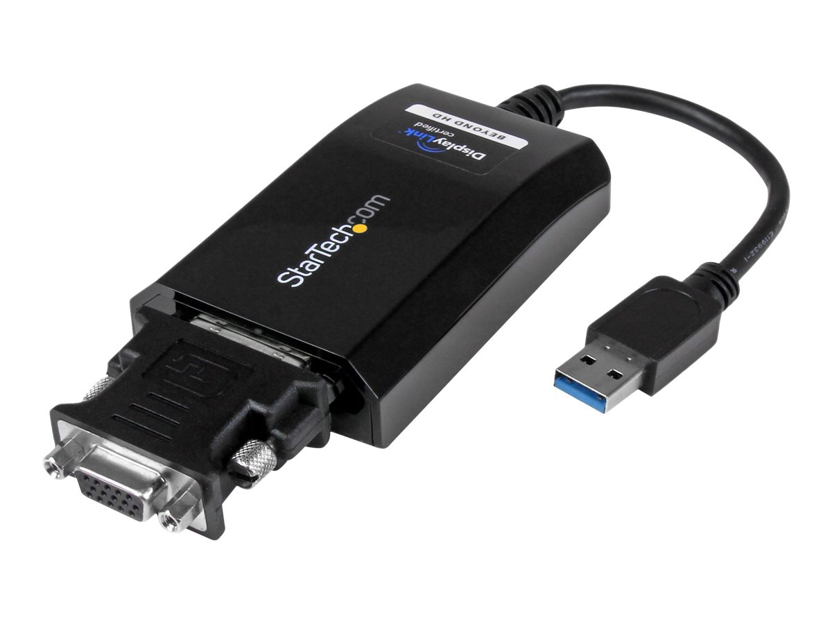 StarTech.com USB 3.0 auf DVI  VGA Video Adapter - Externe Multi Monitor Grafikkarte (Stecker  Buchse)