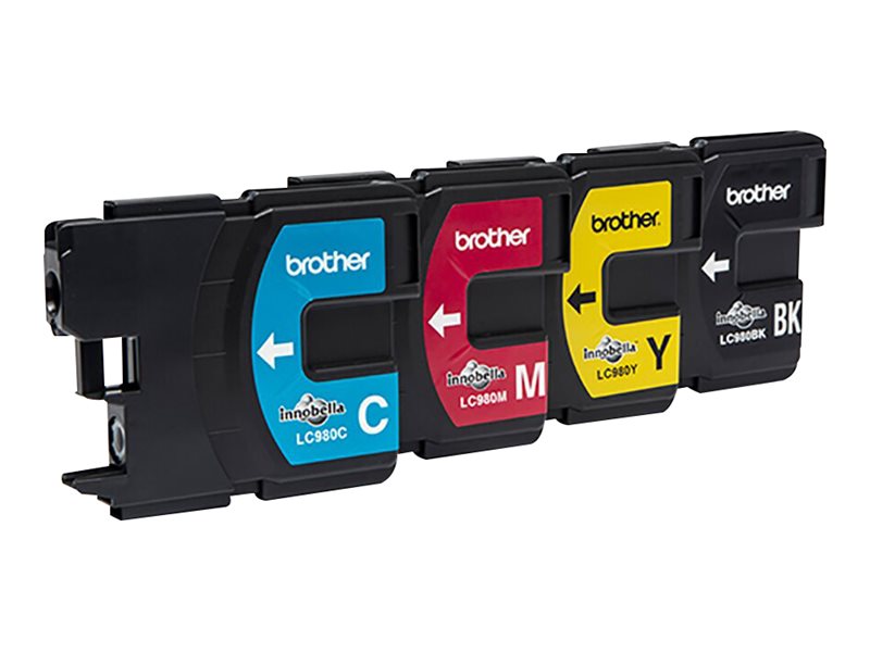 Brother LC980VALBP - 4er-Pack - Schwarz, Gelb
