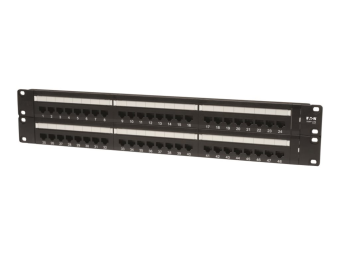 Tripp Eaton Tripp Lite Series 48-Port Cat5e Cat5 Rackmount Patch Panel 568B 110 Punch 2URM TAA - Patch Panel - CAT 5e - 48.3 cm (19)