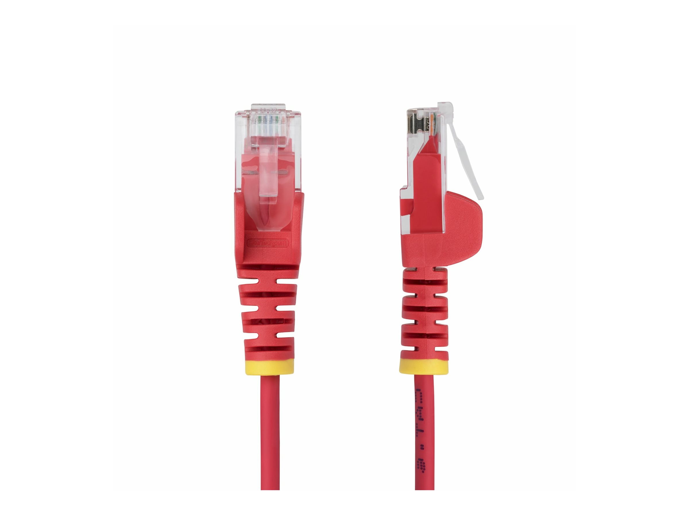 StarTech.com 2.5m Red Slim CAT6 Ethernet Cable, Snagless, 28AWG, LSZH - Patch-Kabel - RJ-45 (M)