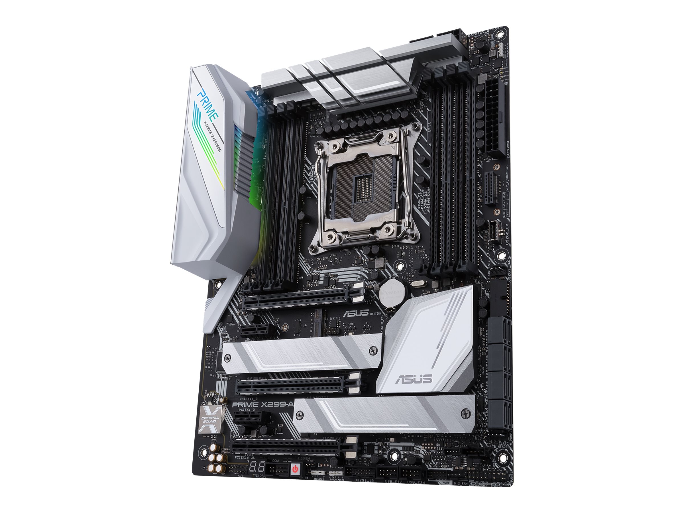 ASUS PRIME X299-A II - Motherboard - ATX - LGA2066 Socket - X299 Chipsatz - USB-C Gen2, USB 3.2 Gen 1, USB 3.2 Gen 2 - Gigabit LAN - HD Audio (8-Kanal)