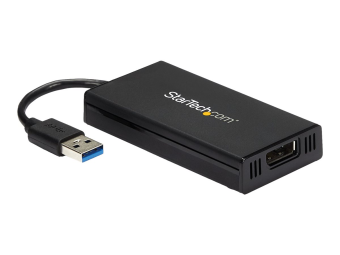StarTech.com USB 3.0 auf Displayport Adapter - Externe Monitor Grafikkarte DisplayLink zertifiziert - Ultra HD 4k - USBDisplayPort-Adapter - TAA-konform - USB Typ A (M)