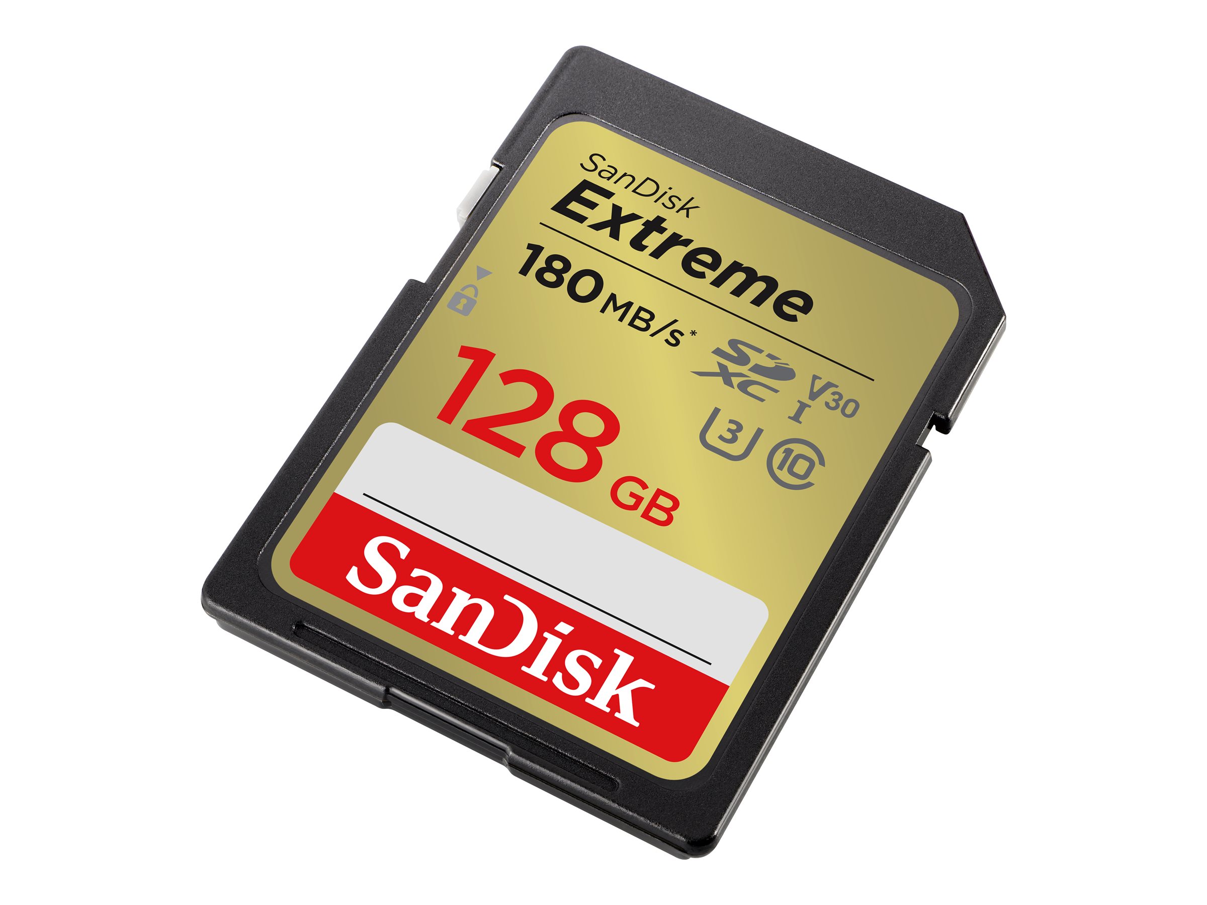 SanDisk Flash-Speicherkarte - 128 GB - Video Class V30  UHS-I U3  Class10