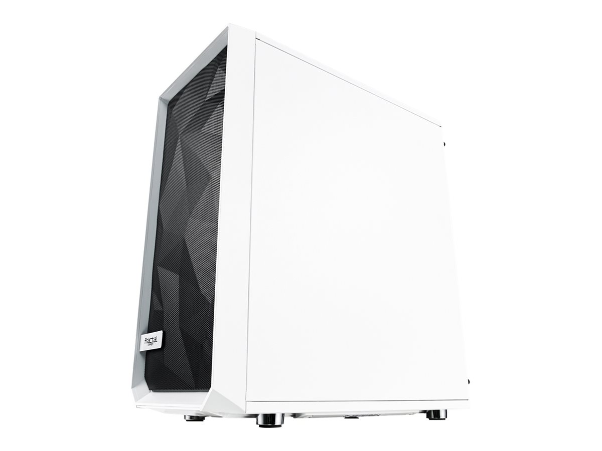 Fractal Design Meshify C White - TG - Tower - ATX - Seitenteil mit Fenster (gehärtetes Glas)