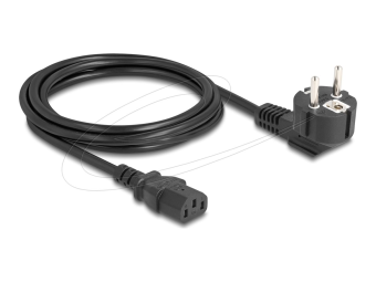 Delock Stromkabel - power CEE 77 gewinkelt zu power IEC 60320 C13