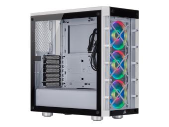 Corsair iCUE 465X RGB - Tower - ATX - Seitenteil mit Fenster (gehärtetes Glas)