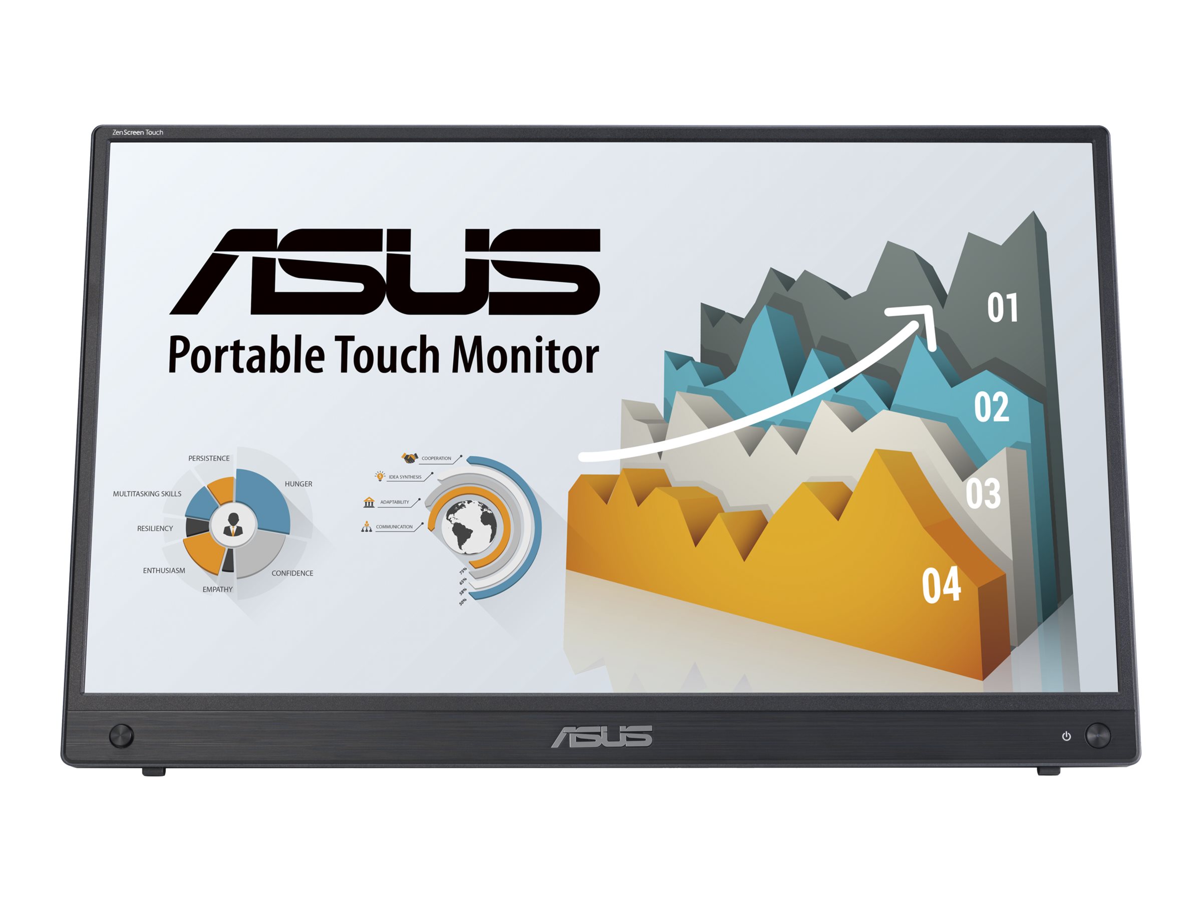 ASUS ZenScreen Touch MB16AMTR - Touch - LED-Monitor - 40.6 cm (16")