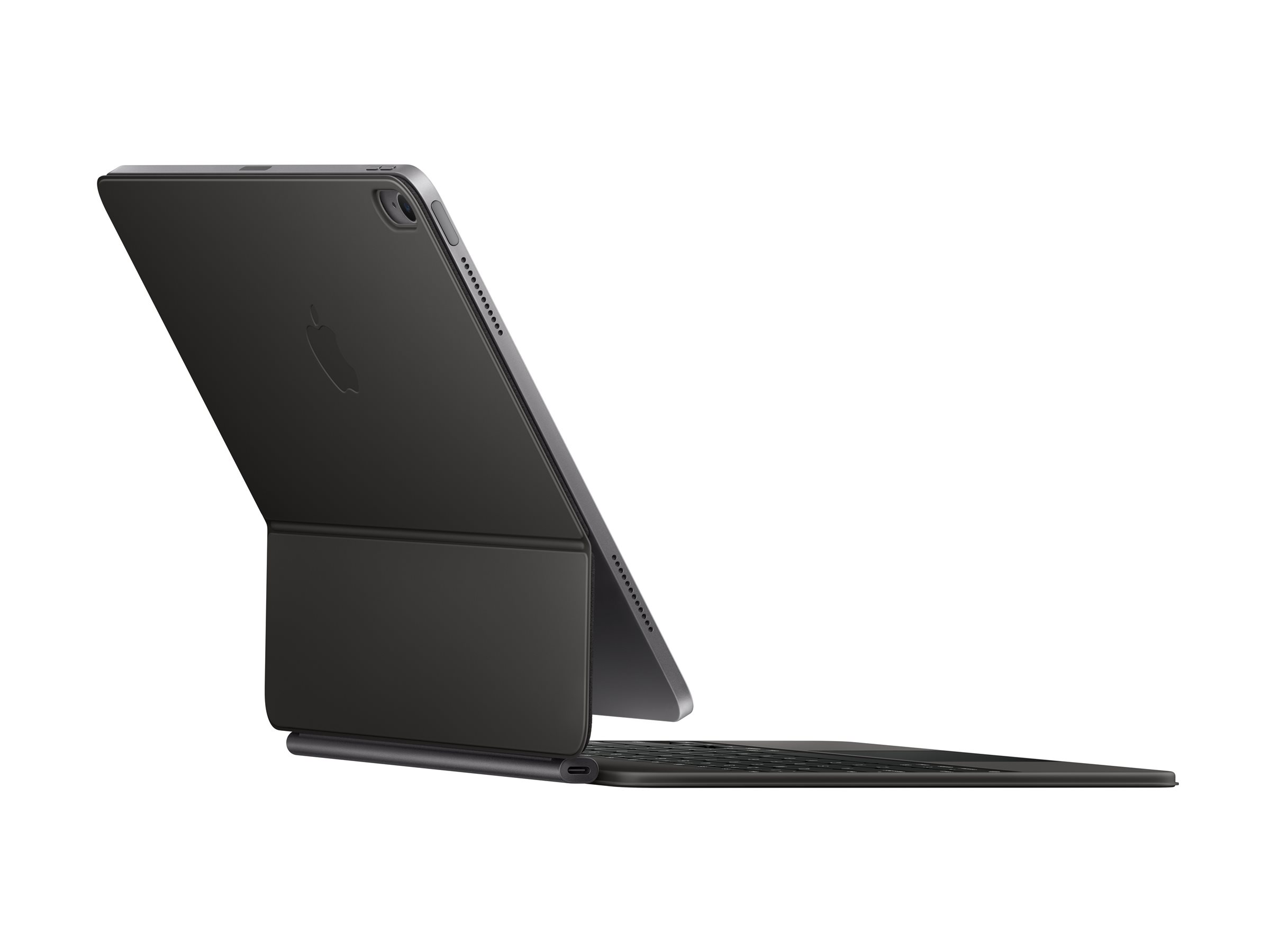 Apple Magic Keyboard - Tastatur und Foliohülle - mit Trackpad - Apple Smart connector - QWERTZ - Deutsch - Schwarz - für 13-inch iPad Air (M2, M3)