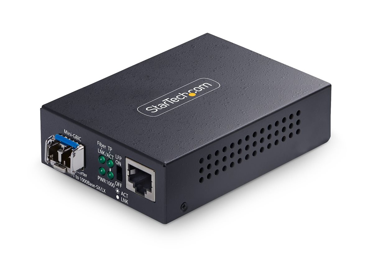 StarTech.com Startech - Medienkonverter - 1GbE - über Glasfaser