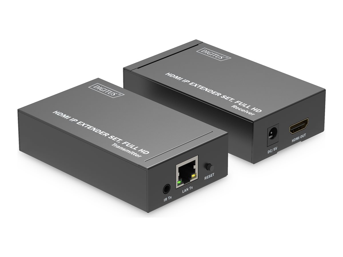 DIGITUS HDMI IP Extender Set, Full HD