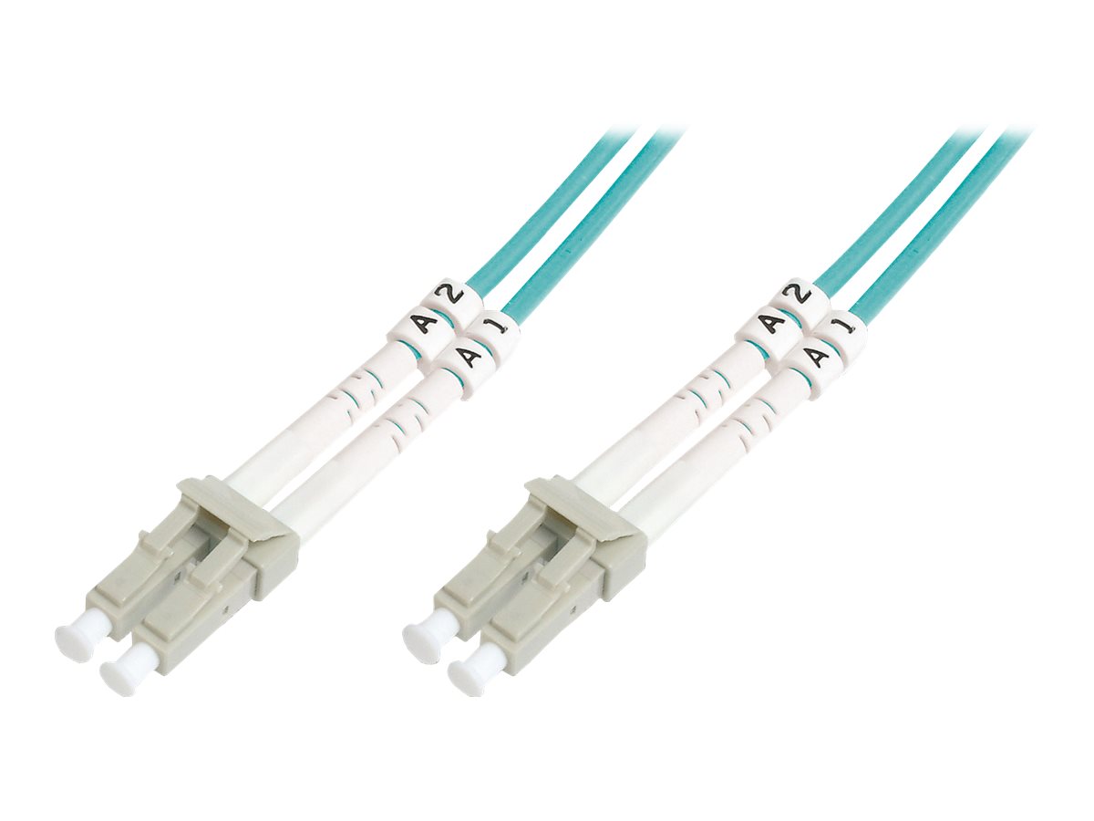 DIGITUS LWL Multimode OM 3 Patchkabel, LC  LC