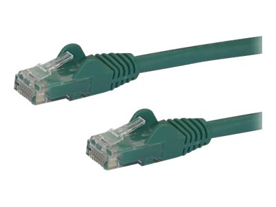 StarTech.com 1m CAT6 Ethernet Cable, 10 Gigabit Snagless RJ45 650MHz 100W PoE Patch Cord, CAT 6 10GbE UTP Network Cable wStrain Relief, Green, Wiring is UL CertifiedTIA - Category 6 - 24AWG (N6PATC1MGN)