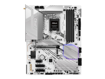 ASRock Z890 Pro RS WiFi White - Motherboard - ATX - LGA1851-Sockel - Z890 Chipsatz - USB4, USB-C 3.2 Gen 2x2, USB 3.2 Gen 2, USB 3.2 Gen 1 - 2.5 Gigabit LAN, Bluetooth, Wi-Fi 6E - Onboard-Grafik (CPU erforderlich)