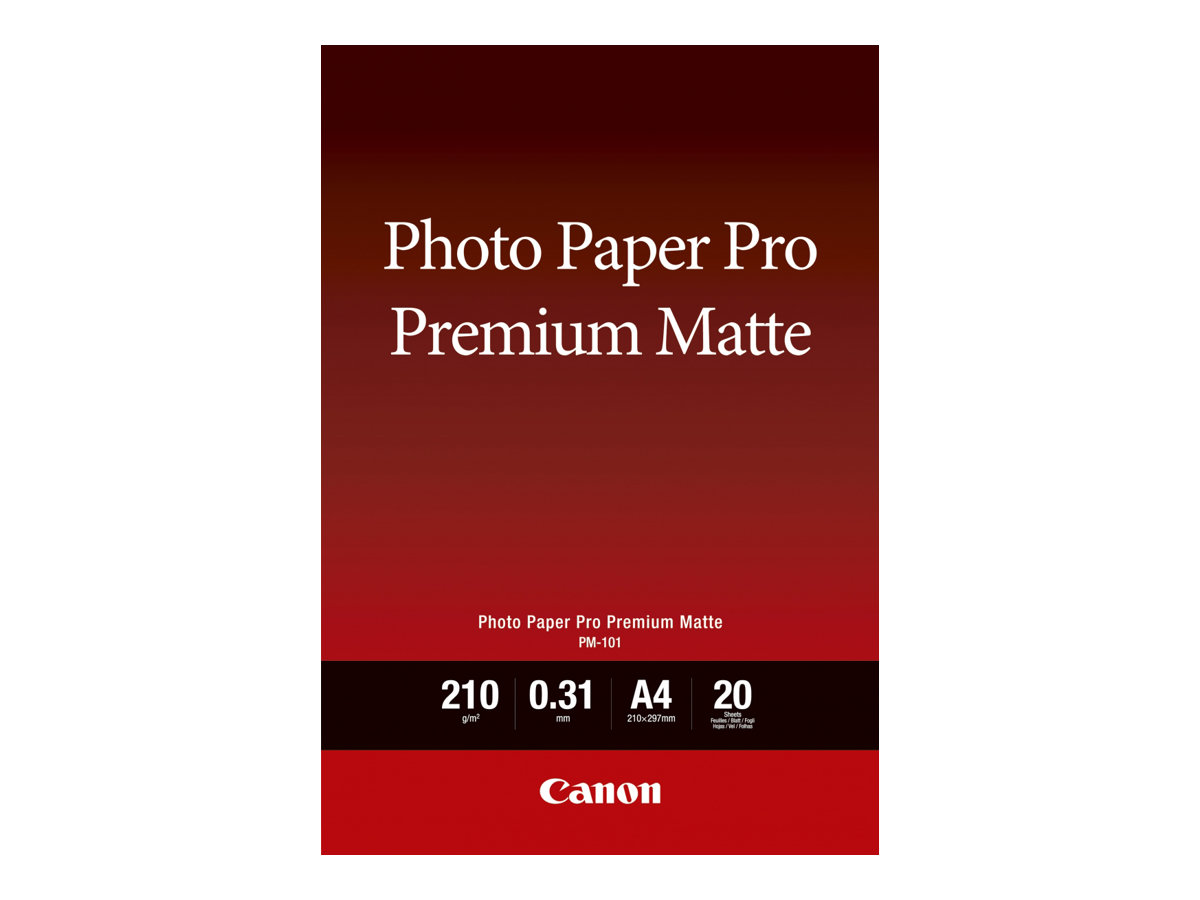 Canon Pro Premium PM-101 - Glatt matt - 310 Mikron - A4 (210 x 297 mm)