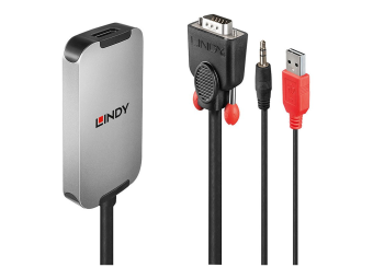 Lindy VGA to DisplayPort 1.2 Converter - DisplayPort-Adapter - HD-15 (VGA)
